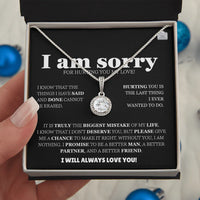 I am sorry - Eternal Hope Necklace - Apology Gift Set - SLDDL0127 - Sunshine Letters Co
