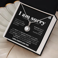 I am sorry - Eternal Hope Necklace - Apology Gift Set - SLDDL0127 - Sunshine Letters Co
