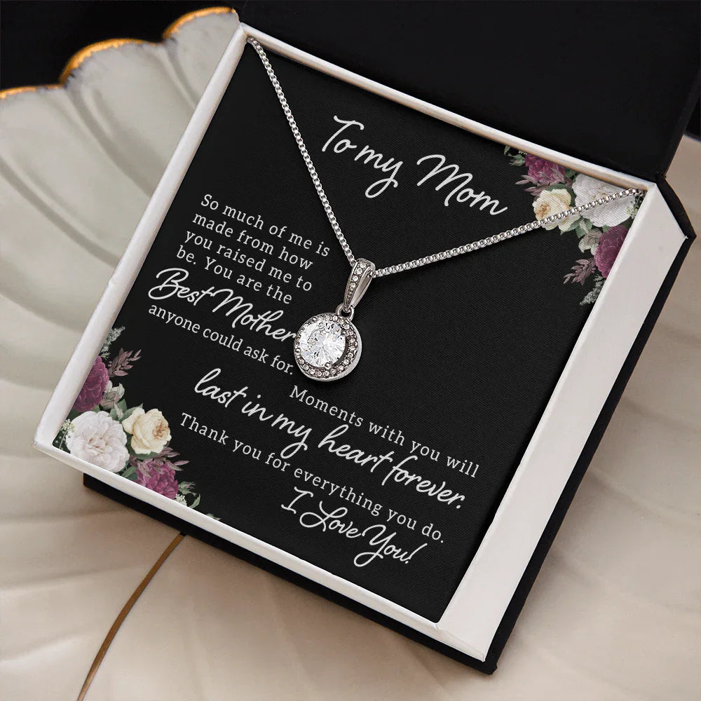 To My Mom - Eternal Hope Necklace - Gift Set- SLDDL0101 - Sunshine Letters Co