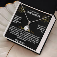 To My Beautiful Granddaughter - Eternal Hope Necklace - Gift Set - SLDDL0014 - Sunshine Letters Co