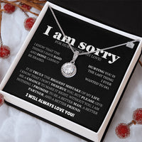 I am sorry - Eternal Hope Necklace - Apology Gift Set - SLDDL0127 - Sunshine Letters Co