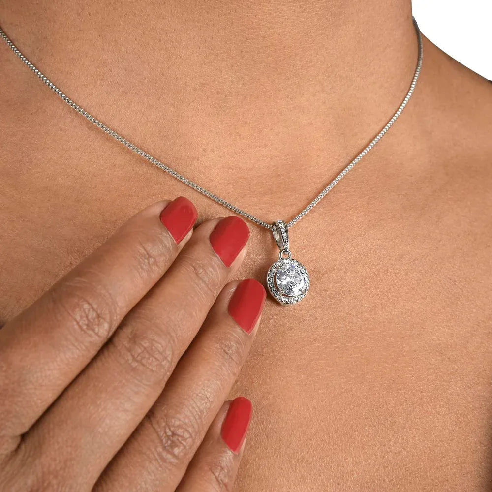 To My Mom - Eternal Hope Necklace - Gift Set- SLDDL0101 - Sunshine Letters Co