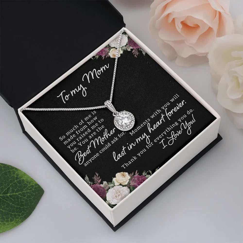 To My Mom - Eternal Hope Necklace - Gift Set- SLDDL0101 - Sunshine Letters Co