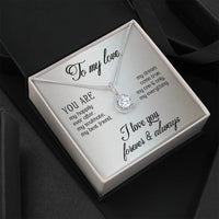To My Love - Eternal Hope Necklace - Gift Set- SLDDL0080 - Sunshine Letters Co