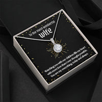 To The Most Wonderful Wife - Eternal Hope Necklace - Gift Set- SLPMAE0005 - Sunshine Letters Co
