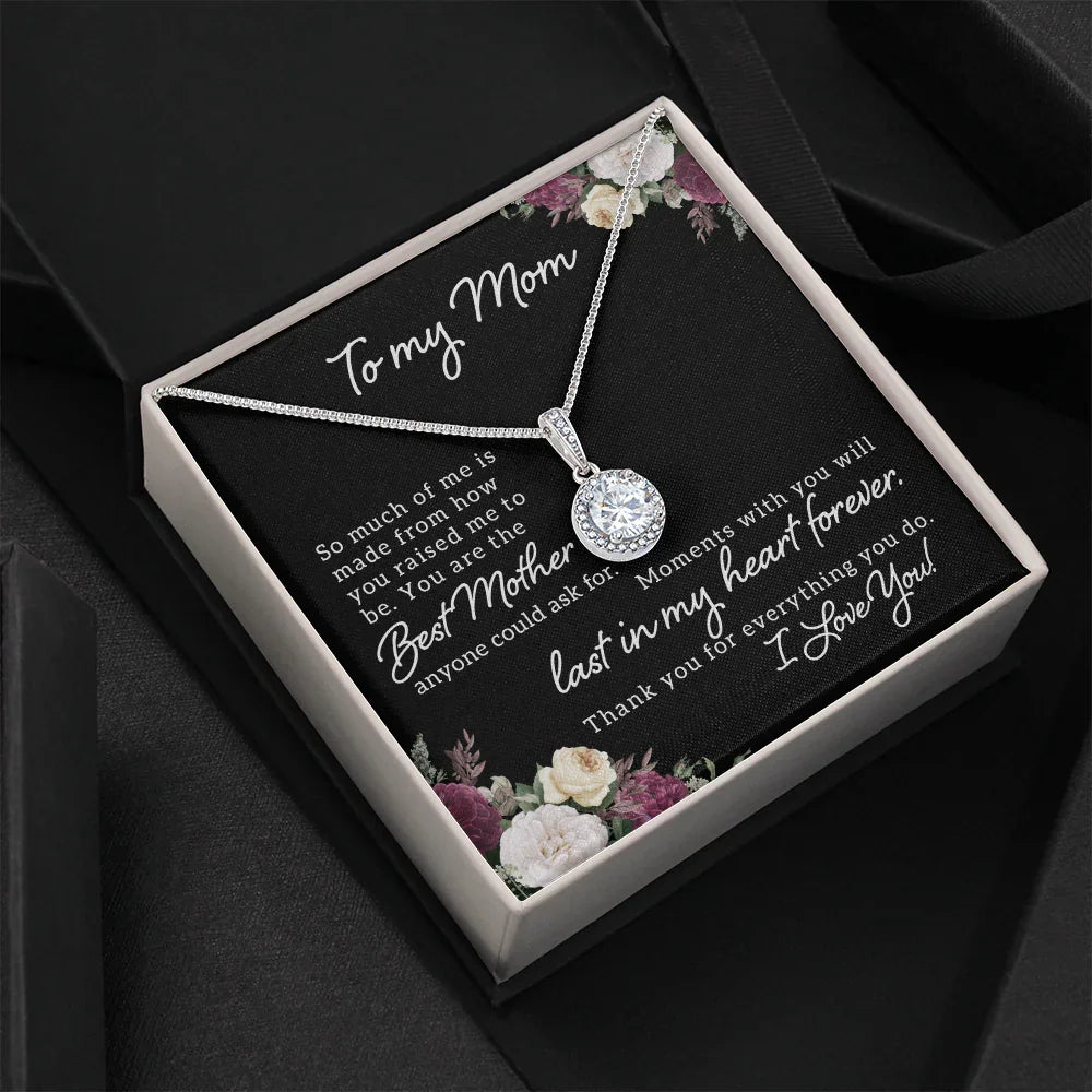To My Mom - Eternal Hope Necklace - Gift Set- SLDDL0101 - Sunshine Letters Co