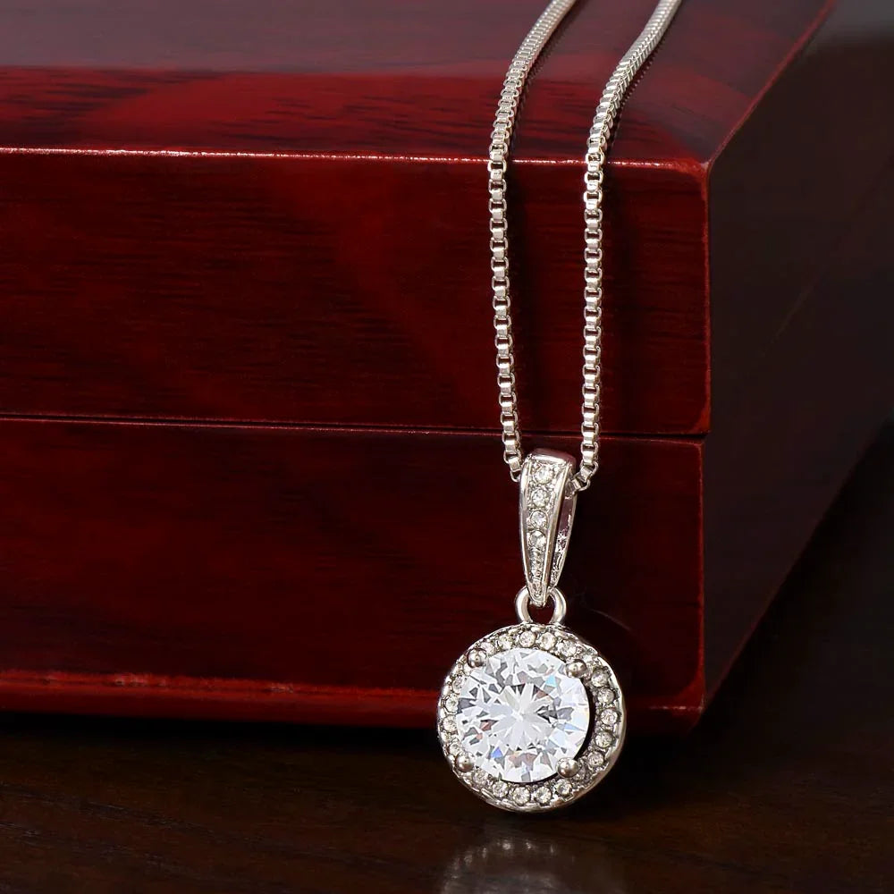 To My Beautiful Granddaughter - Eternal Hope Necklace - Gift Set - SLDDL0014 - Sunshine Letters Co