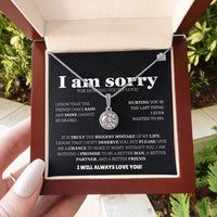 I am sorry - Eternal Hope Necklace - Apology Gift Set - SLDDL0127 - Sunshine Letters Co