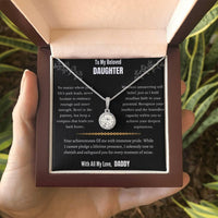 To My Beloved Daughter - Eternal Hope Necklace Gift Set - SLDDL0008 - Sunshine Letters Co