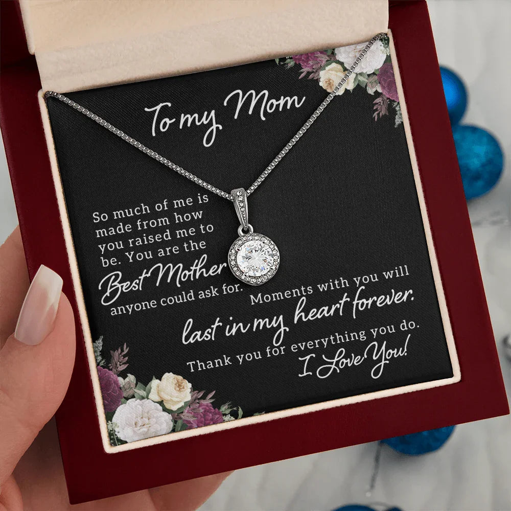 To My Mom - Eternal Hope Necklace - Gift Set- SLDDL0101 - Sunshine Letters Co