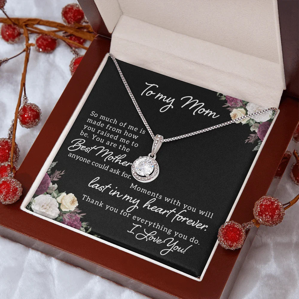 To My Mom - Eternal Hope Necklace - Gift Set- SLDDL0101 - Sunshine Letters Co