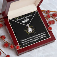 To The Most Wonderful Wife - Eternal Hope Necklace - Gift Set- SLPMAE0005 - Sunshine Letters Co