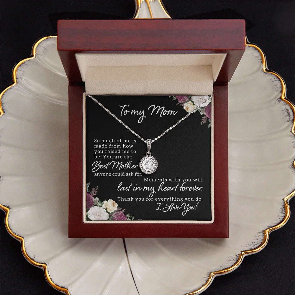 To My Mom - Eternal Hope Necklace - Gift Set- SLDDL0101 - Sunshine Letters Co