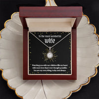 To The Most Wonderful Wife - Eternal Hope Necklace - Gift Set- SLPMAE0005 - Sunshine Letters Co