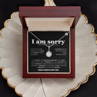 I am sorry - Eternal Hope Necklace - Apology Gift Set - SLDDL0127 - Sunshine Letters Co