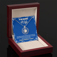 To My Beautiful Wife - Eternal Hope Necklace - Gift Set- SLPMAE0006 - Sunshine Letters Co