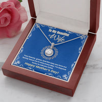 To My Beautiful Wife - Eternal Hope Necklace - Gift Set- SLPMAE0006 - Sunshine Letters Co