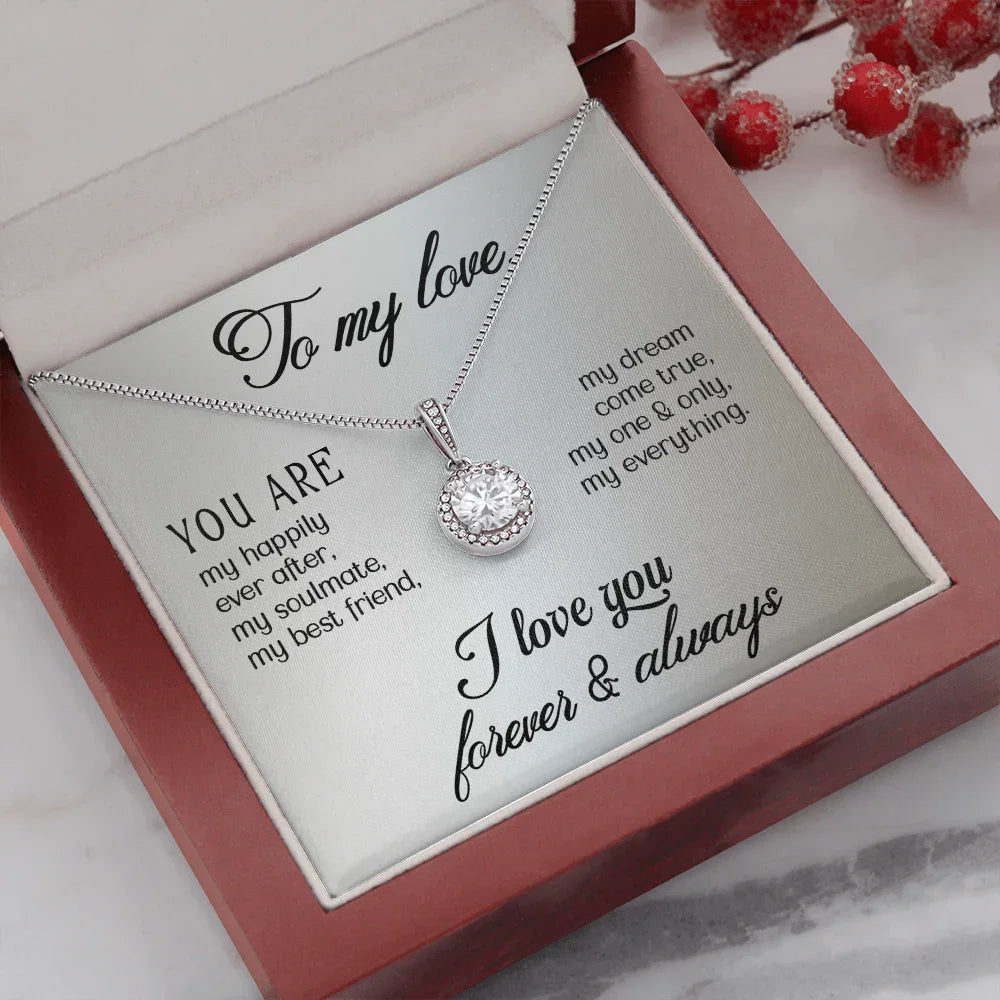 To My Love - Eternal Hope Necklace - Gift Set- SLDDL0080 - Sunshine Letters Co