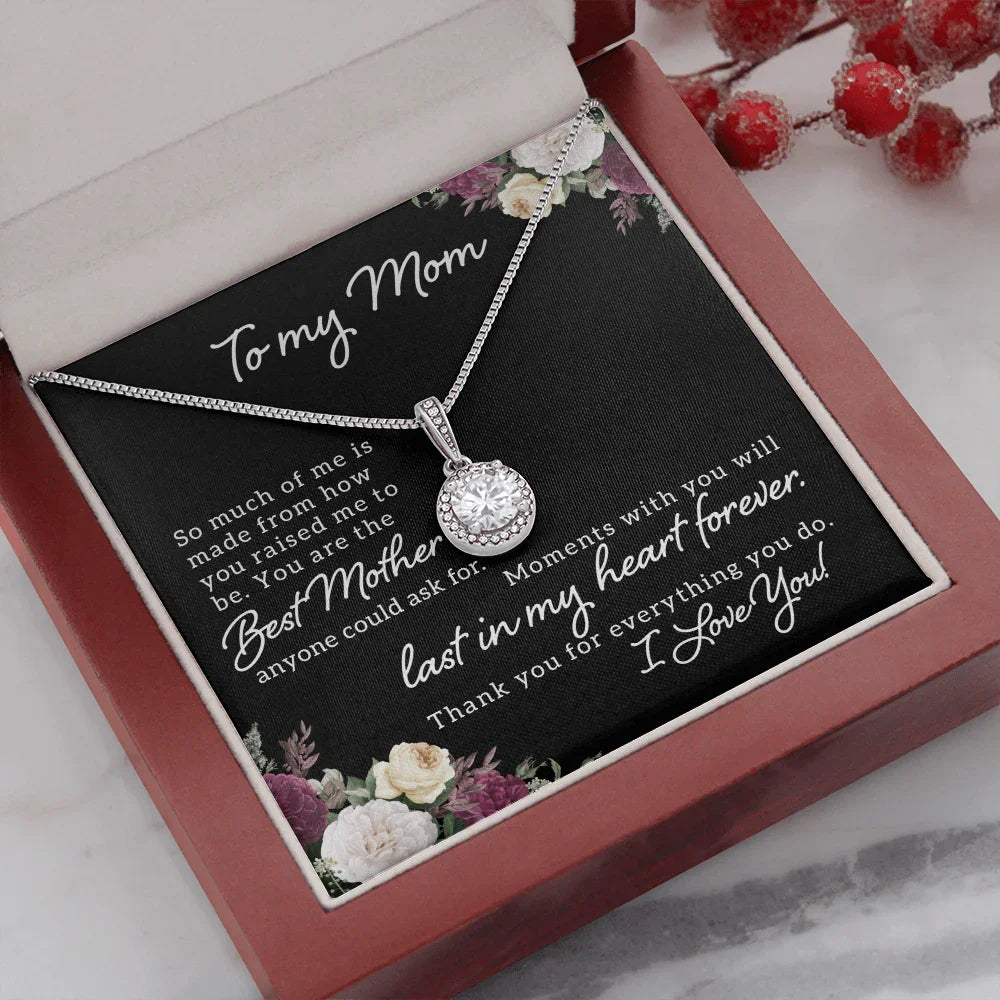 To My Mom - Eternal Hope Necklace - Gift Set- SLDDL0101 - Sunshine Letters Co