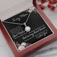 To My Mom - Eternal Hope Necklace - Gift Set- SLDDL0101 - Sunshine Letters Co
