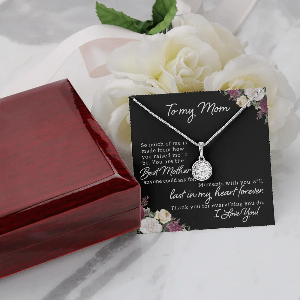 To My Mom - Eternal Hope Necklace - Gift Set- SLDDL0101 - Sunshine Letters Co