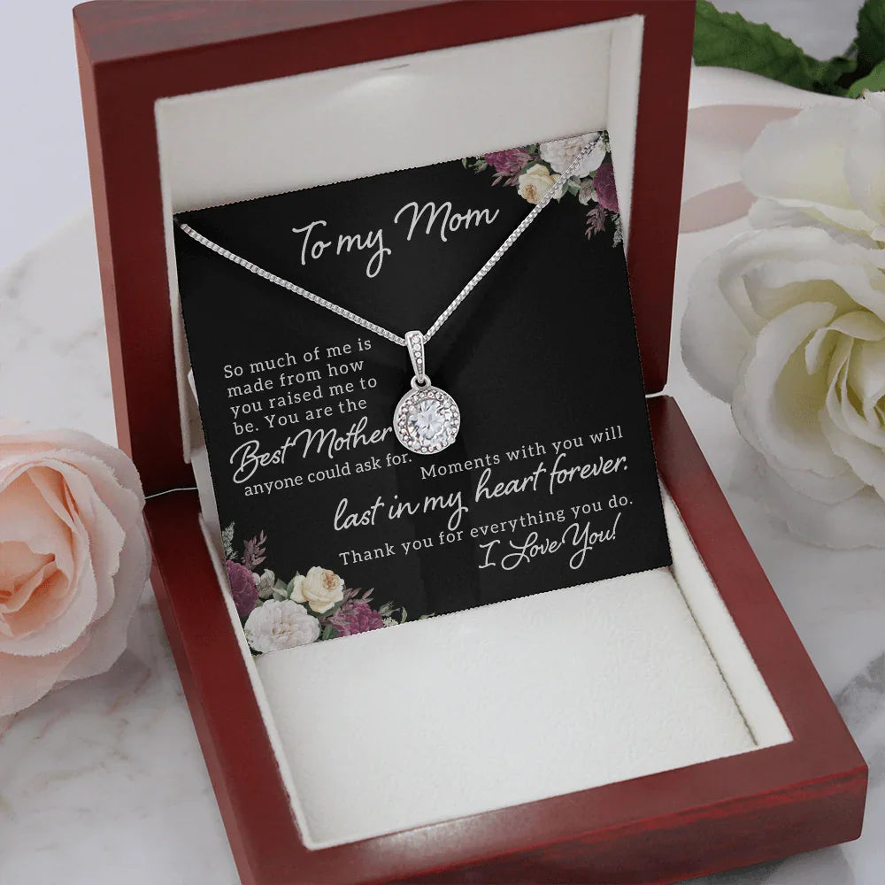 To My Mom - Eternal Hope Necklace - Gift Set- SLDDL0101 - Sunshine Letters Co