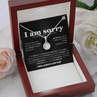 I am sorry - Eternal Hope Necklace - Apology Gift Set - SLDDL0127 - Sunshine Letters Co
