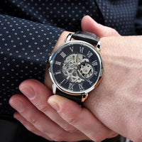 To My Husband - Premium Automatic Openwork Watch - Gift Set - SLDDL0079 - Sunshine Letters Co