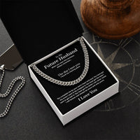 A Letter To My Future Husband - Cuban Link Chain - Gift Set - SLDDL0137