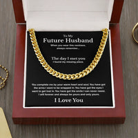A Letter To My Future Husband - Cuban Link Chain - Gift Set - SLDDL0138