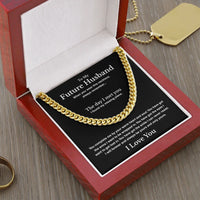 A Letter To My Future Husband - Cuban Link Chain - Gift Set - SLDDL0138