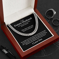 A Letter To My Future Husband - Cuban Link Chain - Gift Set - SLDDL0137