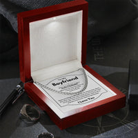 To My Boyfriend - Cuban Link Chain - Gift Set - SLDDL0088 - Sunshine Letters Co