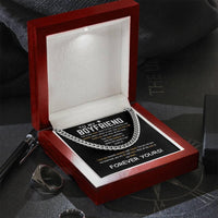 To My Boyfriend - Cuban Link Chain - Gift Set - SLDDL0056 - Sunshine Letters Co