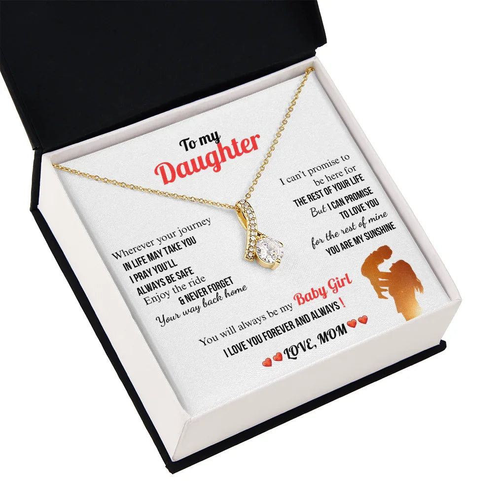A Letter To My Daughter - Alluring Beauty Necklace - Gift Set - SLDDL0136
