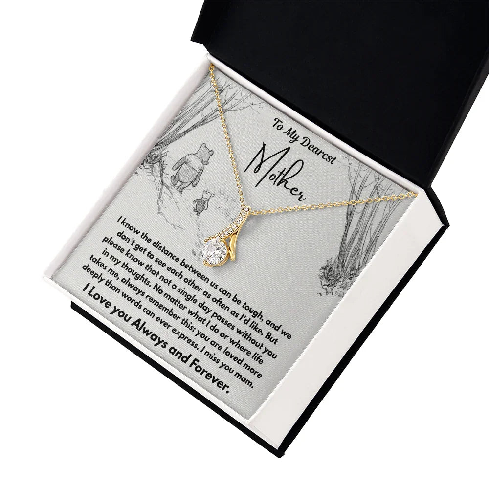 To My Dearest Mother - Alluring Beauty Necklace - Gift Set - SLDDL0109 - Sunshine Letters Co