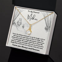 To My Dearest Mother - Alluring Beauty Necklace - Gift Set - SLDDL0109 - Sunshine Letters Co
