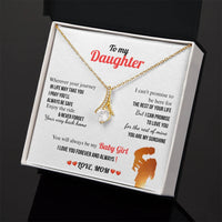 A Letter To My Daughter - Alluring Beauty Necklace - Gift Set - SLDDL0136