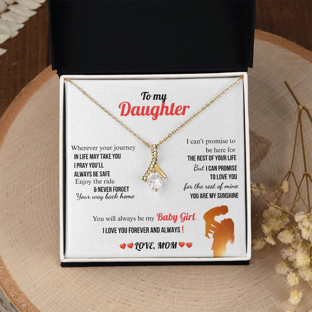 A Letter To My Daughter - Alluring Beauty Necklace - Gift Set - SLDDL0136