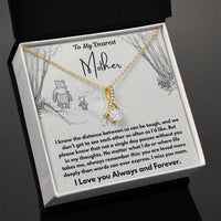 To My Dearest Mother - Alluring Beauty Necklace - Gift Set - SLDDL0109 - Sunshine Letters Co