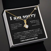 I am sorry - Alluring Beauty Necklace - Apology Gift Set - SLDDL0125 - Sunshine Letters Co