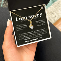 I am sorry - Alluring Beauty Necklace - Apology Gift Set - SLDDL0125 - Sunshine Letters Co