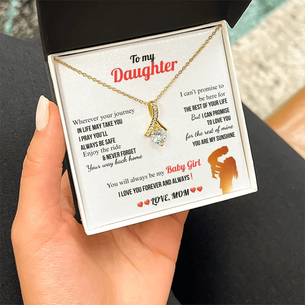 A Letter To My Daughter - Alluring Beauty Necklace - Gift Set - SLDDL0136