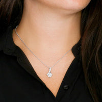 To My Daughter - Alluring Beauty Necklace - Gift Set - SLDDL0111 - Sunshine Letters Co