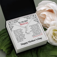 To The Best Mama - Alluring Beauty Necklace - Gift Set - SLPMAE0003 - Sunshine Letters Co