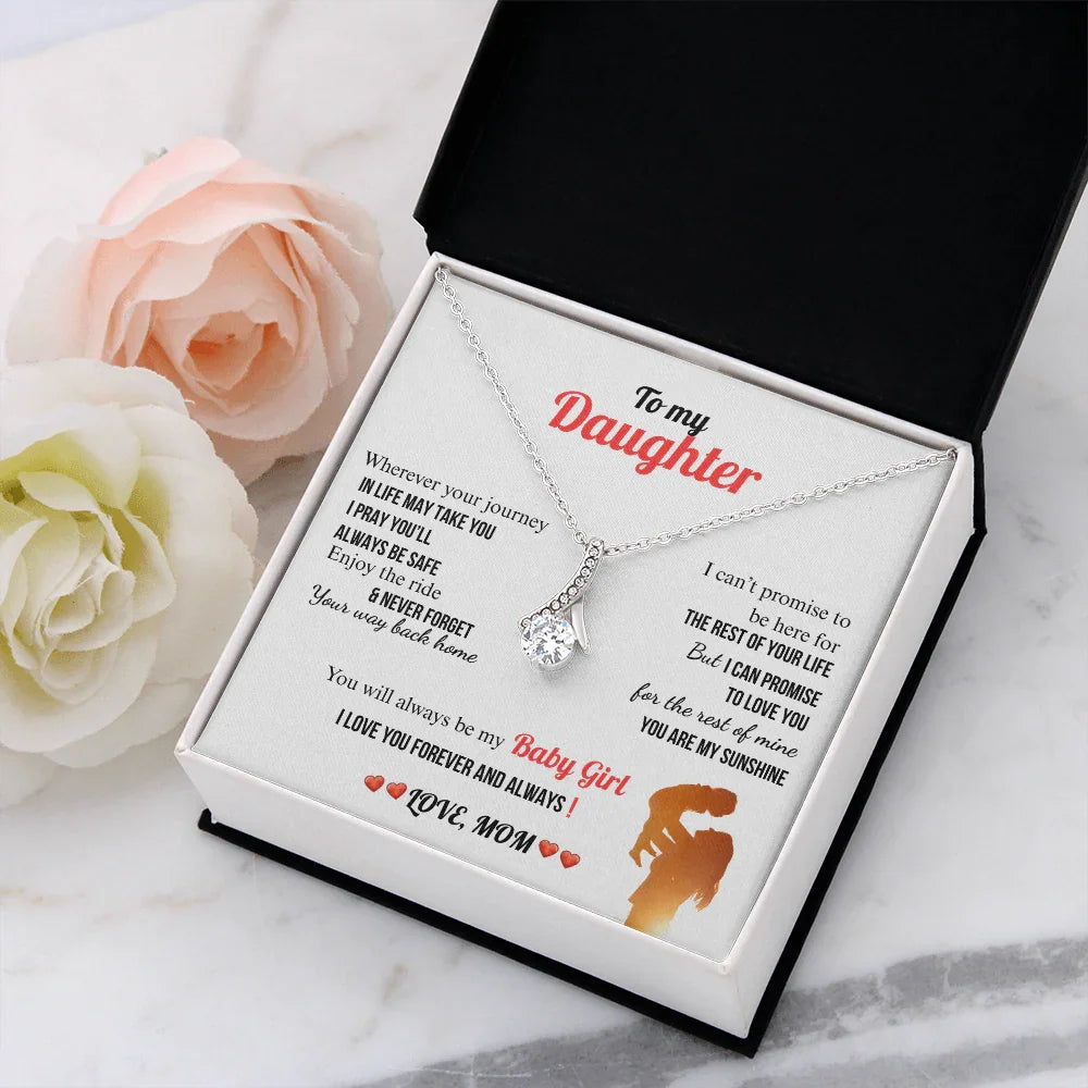 A Letter To My Daughter - Alluring Beauty Necklace - Gift Set - SLDDL0135