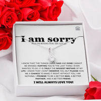 I am sorry - Alluring Beauty Necklace - Apology Gift Set - SLDDL0124 - Sunshine Letters Co
