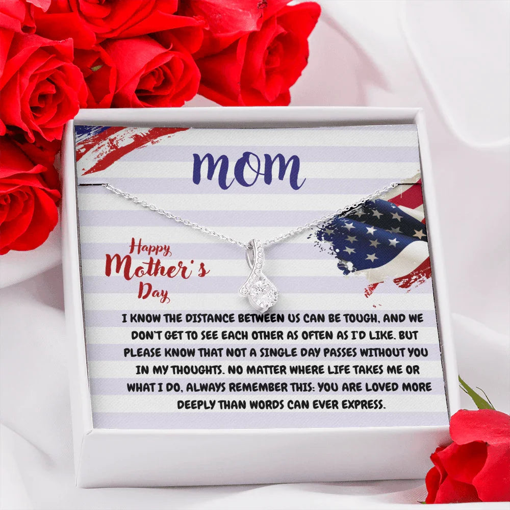 Mom - Alluring Beauty Necklace - Gift Set - SLDDL0107 - Sunshine Letters Co