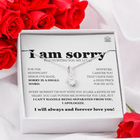 I am sorry - Apology Alluring Beauty Necklace - Gift Set - SLDDL0105 - Sunshine Letters Co
