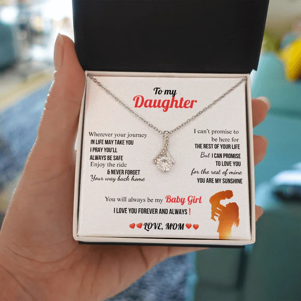 A Letter To My Daughter - Alluring Beauty Necklace - Gift Set - SLDDL0135